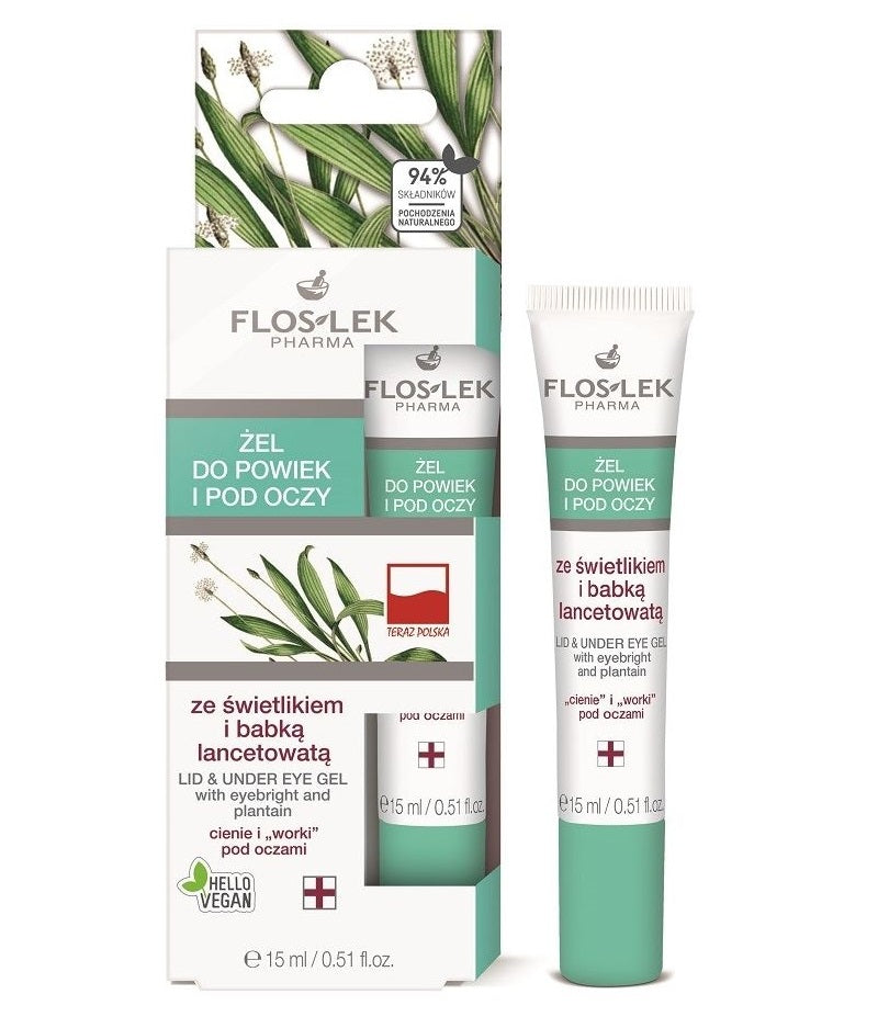 Eyelid and eye gel with firefly and plantain 15ml