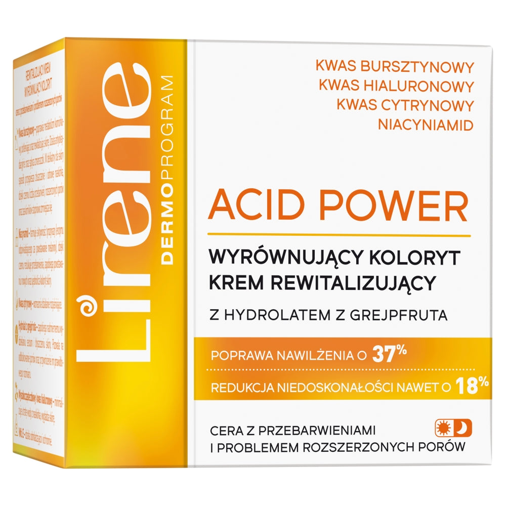 Acid Power revitalizing color balancing cream with grapefruit hydrolate 50ml