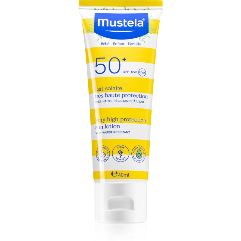 SPF50 Mineral Sunscreen Lotion 40ml for sensitive skin
