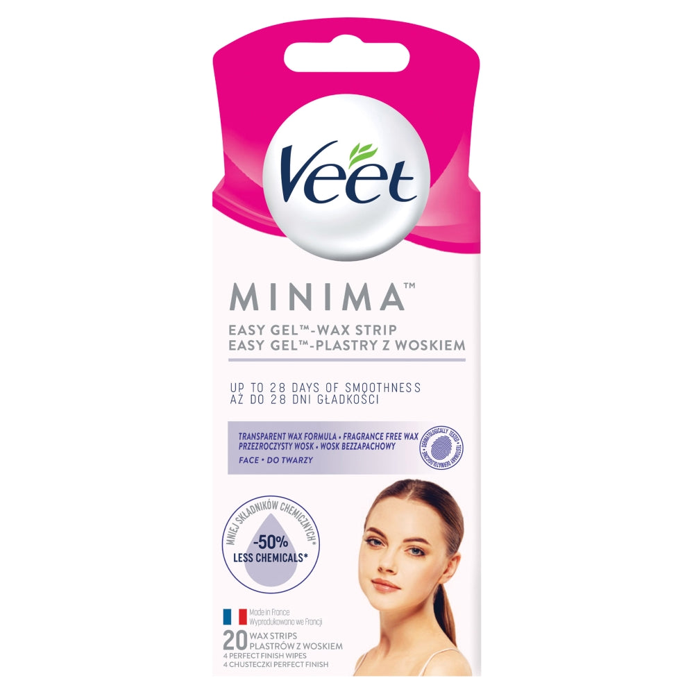 Minima Easy-Gel plasters with facial wax 20 pcs