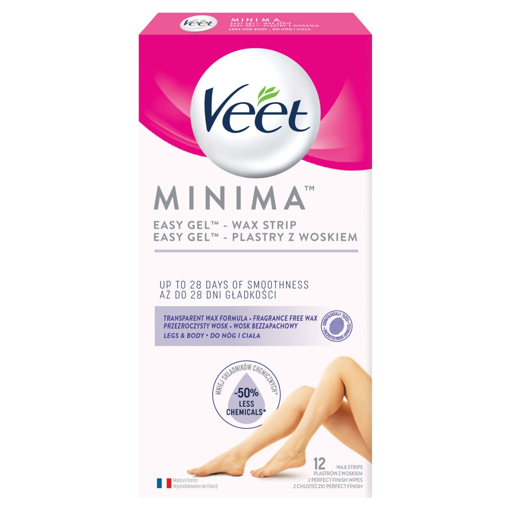Minima Easy-Gel patches with wax for legs and body 12 pcs