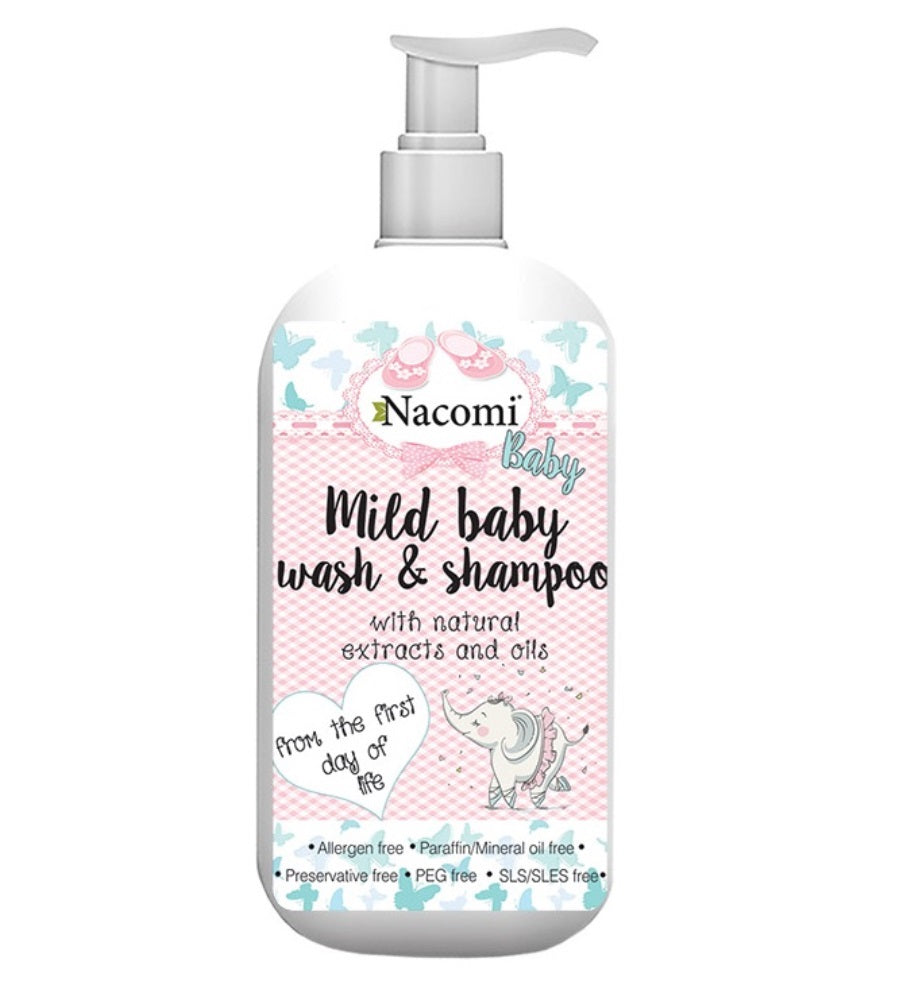 Mild Baby Wash & Shampoo washing lotion for children 400ml