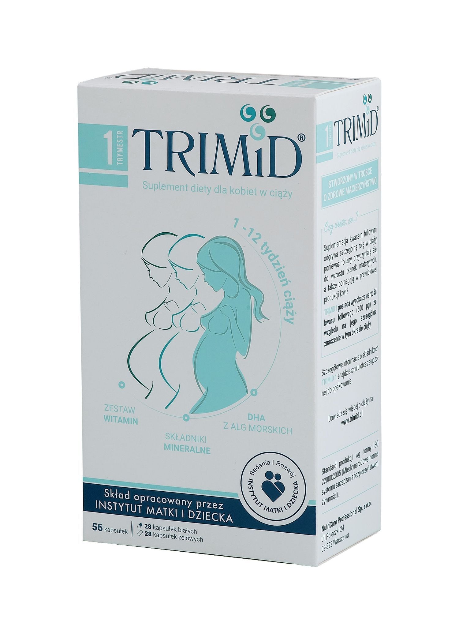 Trimester 1 dietary supplement for pregnant women 56 pcs