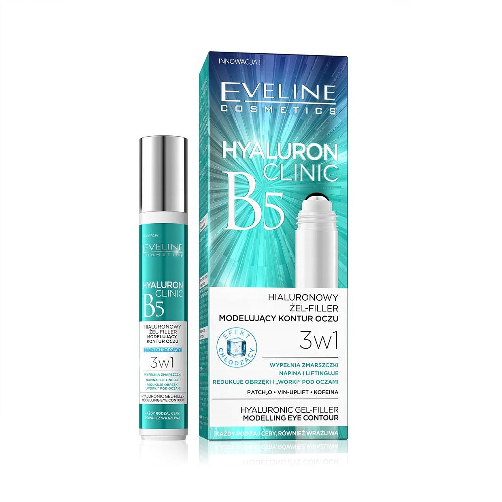 Hyaluron Clinic B5 hyaluronic gel-filler modeling the eye contour 3in1 15ml