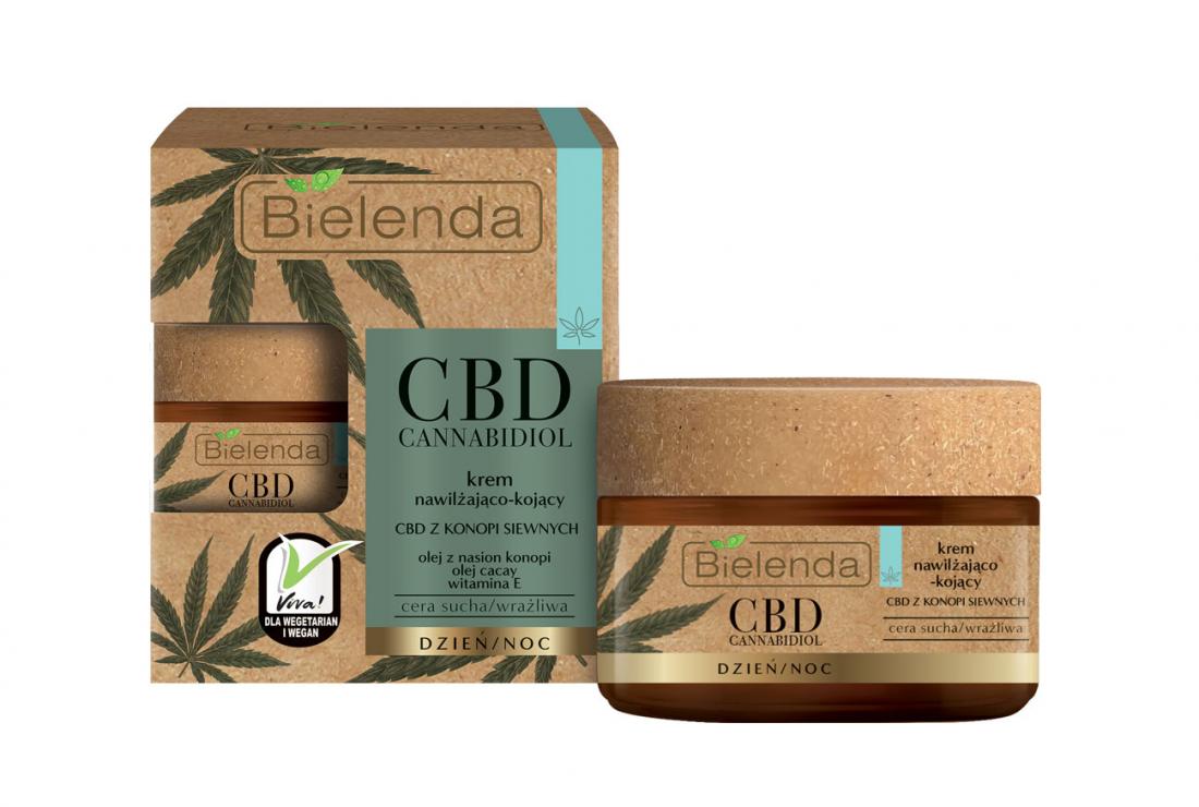 CBD Cannabidiol moisturizing and soothing face cream day and night 50ml