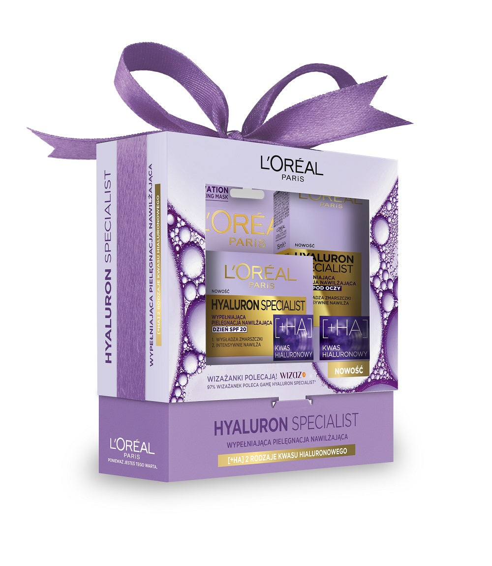 Hyaluron Specialist set day cream 50ml + eye cream 15ml + sheet mask 30g