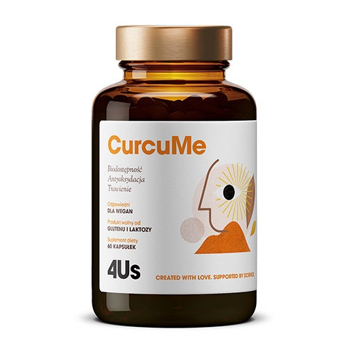 4US CurcuMe improved digestion and antioxidant dietary supplement 60 capsules