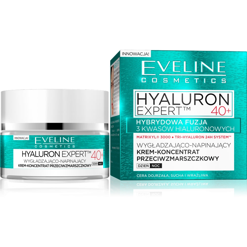 Hyaluron Expert 40+ smoothing and tightening anti-wrinkle cream-concentrate day / night 50ml