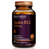 Active B12 active vitamin B12 500mg dietary supplement 60 capsules