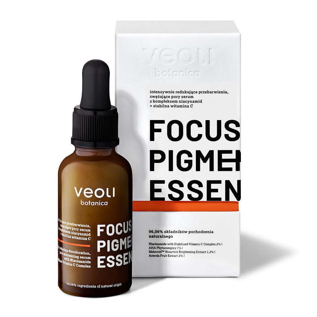 Focus Pigmentation Essence intensively reducing discoloration and tightening pores serum with niacinamide complex + stable vitamin C 30ml