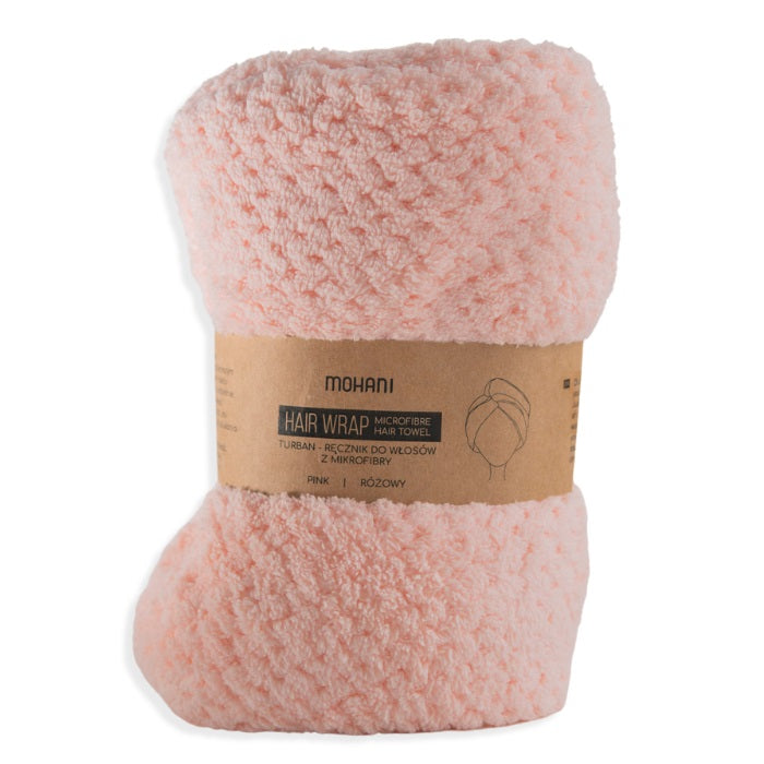 Hair Wrap Microfiber Hair Turban Pink