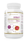 Extract Ashwagandha 500mg + Prebiotic dietary supplement 120 capsules