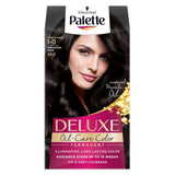 Deluxe Oil-Care Color hair dye with permanent coloring with micro-oils 900 (1-0) Deep Natural Black