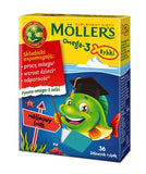 Omega-3 Fish jelly beans with omega-3 acids and vitamin D3 for children Raspberry 36 pcs.