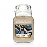Scented candle, large jar, Seaside Wood 623g