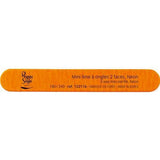 2-Way Mini Nail File Double-sided Nail File 180/240 Orange 1pc