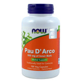 Pau D'Arco 500mg dietary supplement 100 capsules