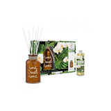 Sweet Home set of fragrance sticks + green tea & lime vase 400ml