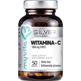 Silver Vitamin C Forte 1000mg 100% pure dietary supplement 50 capsules
