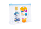 Set: cream with UV filter SPF50 75ml + hand wash gel 80ml + cosmetic bag