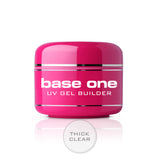 Base One Thick Clear colorless nail builder gel 15g