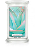 Large scented candle with two wicks Agave Pastel 623g