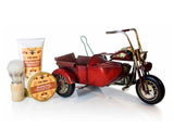 Vintage Motorcycle with Sidecar Shaving Gift For Men Set After Shave Balm 150ml + Shaving Soap 50g + Shaving Brush
