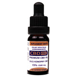 Hemp oil 15% 1500mg dietary supplement in 10ml drops