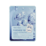 Pureness 100 Hyaluronic Mask Sheet Hydrating moisturizing face mask with hyaluronic acid 21ml