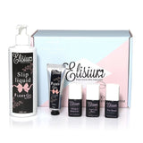 Hybrid starter kit Pro Bond + Miracle Base Gel + FlexyGel Milky & Slip Liquid + Top Coat Shiny