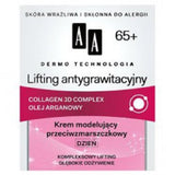 Dermo Technology Anti-gravitational Lifting Day Cream 65+ modeling and anti-wrinkle day cream 50ml