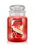 Large scented candle with two wicks Candy Cane Cheesecake 680g