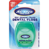 Dental Floss Fluoride Mint Waxed Floss 100 meters