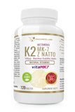 Vitamin K2 vitaMK-7 with Natto 100 µg dietary supplement 120 tablets