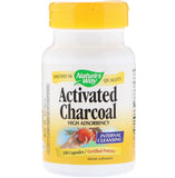 Activated Charcoal, activated charcoal, dietary supplement, 100 capsules