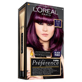 Feria Preference hair dye P48 Black Pearls pearl violet