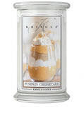 Large scented candle with two wicks Pumpkin Cheesecake 623g