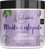 2 in 1 mask and conditioner for blonde and bleached hair Forest Blackberry 250ml