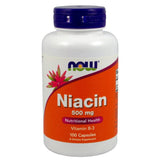 Niacin 500mg niacin dietary supplement 100 capsules