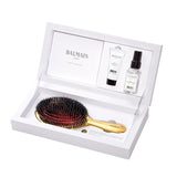 Golden Spa Brush set gold hairbrush + Argan Elixir 20ml + Leave-In Conditioner Spray 50ml