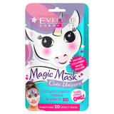 Magic Mask Cute Unicorn cleansing mask in a 3D sheet