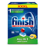 All in 1 dishwasher tablets 86 lemon