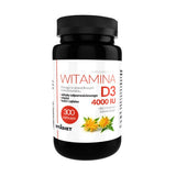 Vitamin D3 4000IU, dietary supplement, 300 capsules