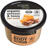 Organic Cinnamon & Honey Body Scrub body scrub based on cinnamon extract, organic honey and natural sugar 250ml