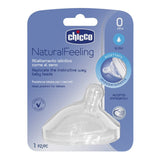 NaturalFeeling silicone nipple for a bottle, free flow 0m + 1pc