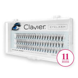 Eyelash clusters of 11mm eyelashes