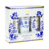Gzel set of hair shampoo 250ml + hair conditioner 250ml + modeling body scrub 200ml