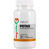 Potassium 450mg, dietary supplement 100 tablets