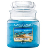 Scented jar candle medium Turquoise Sky 411g