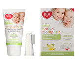 Baby Natural Toothpaste Natural toothpaste for children with a silicone finger brush Apple & Banana 40ml